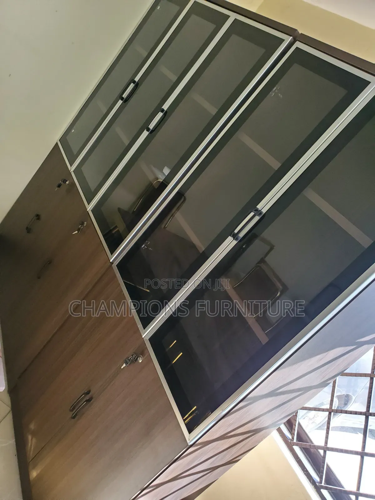 3 Door and 5 Door Display Storage Cabinet