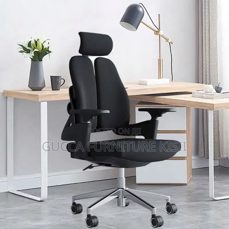 Office Chair; Dual Orthopedic Reclining Office Seat