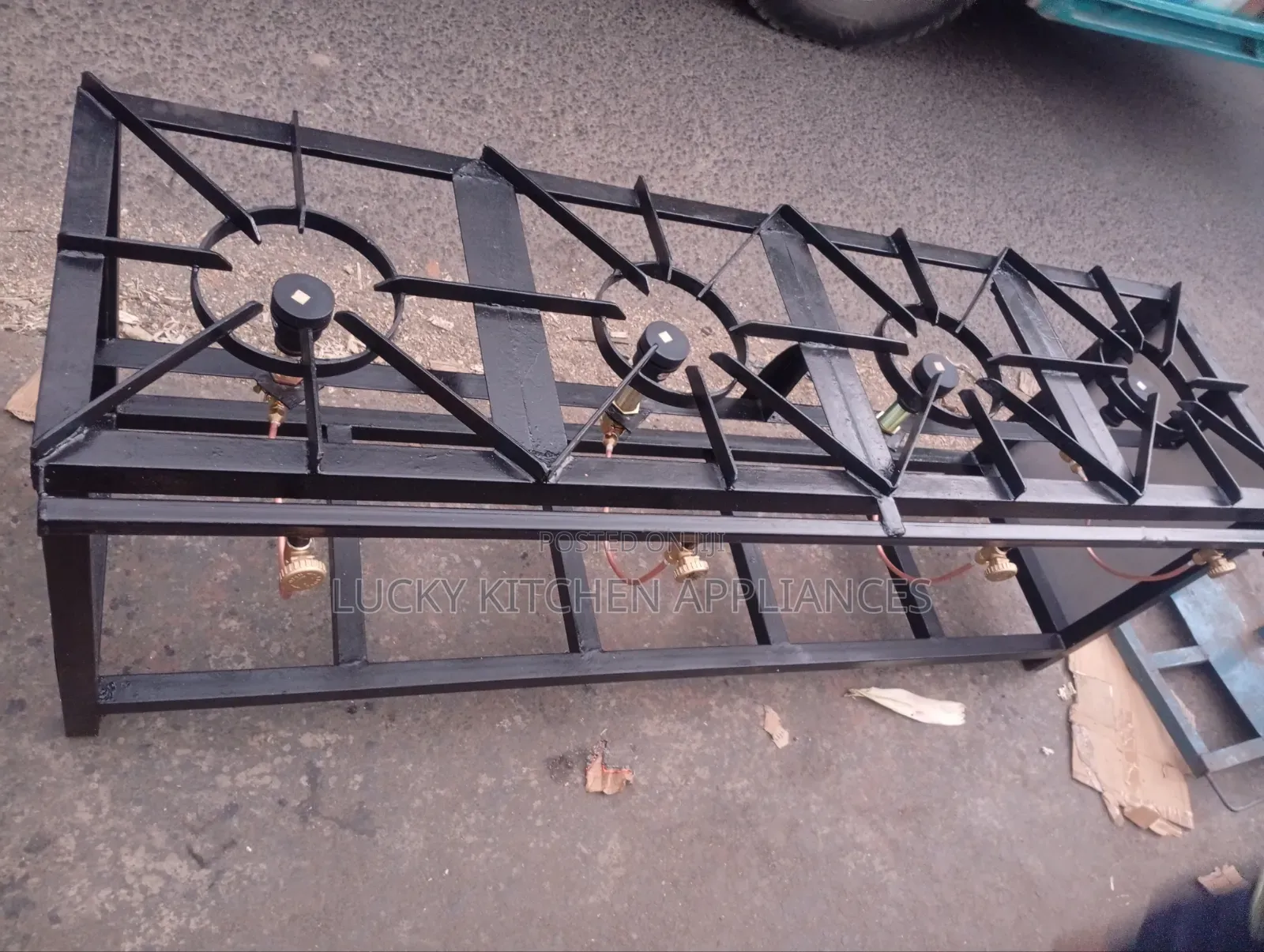 Mild Steel High Pressure Four Burner.