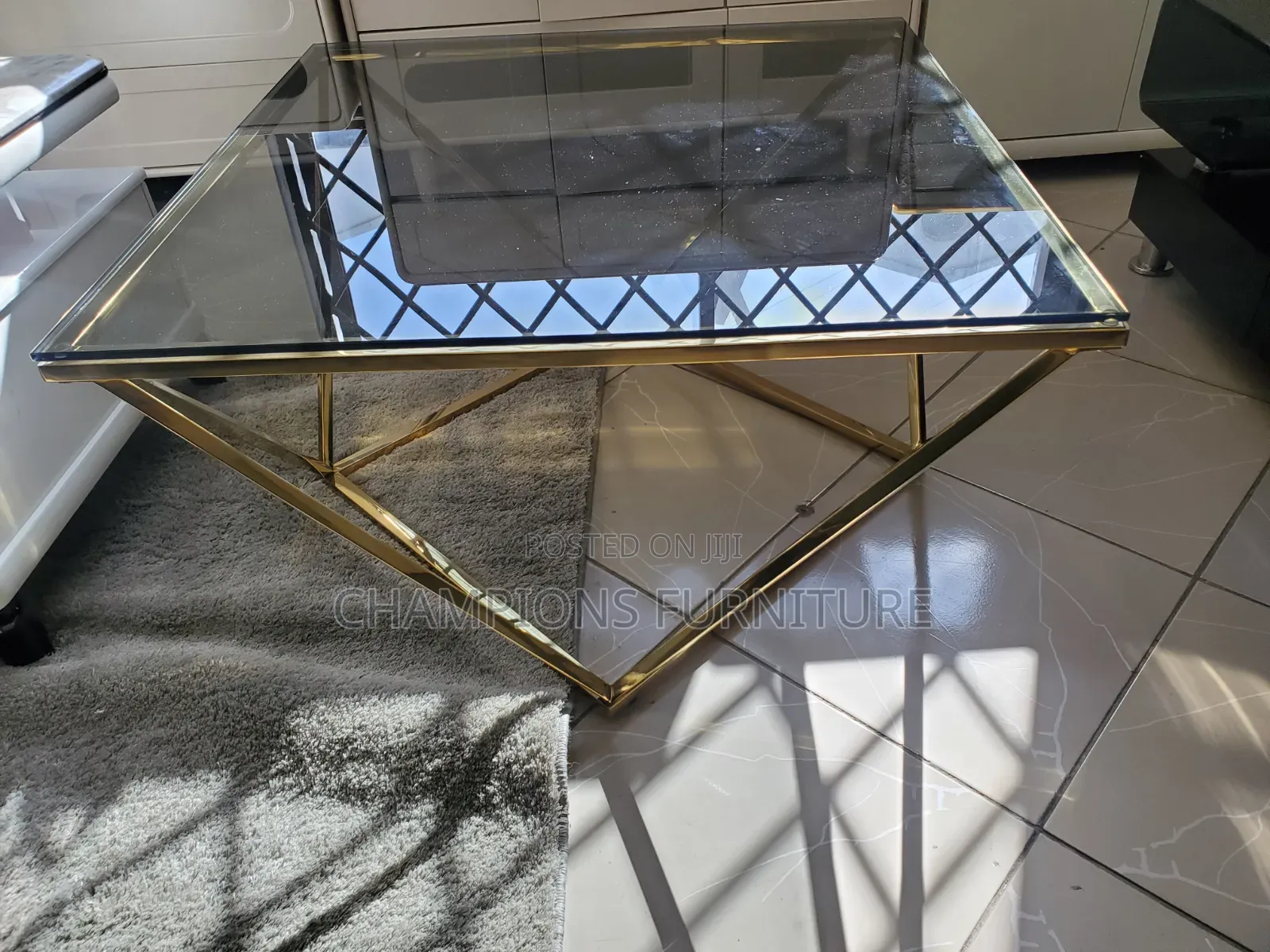 Luxury Diamond Shaped Coffee Table