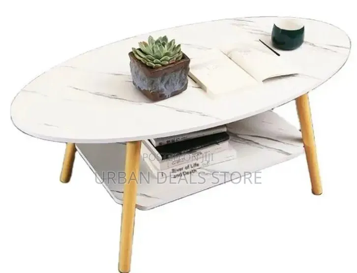 Executive MDF Marble Coffee Table / Bed Side