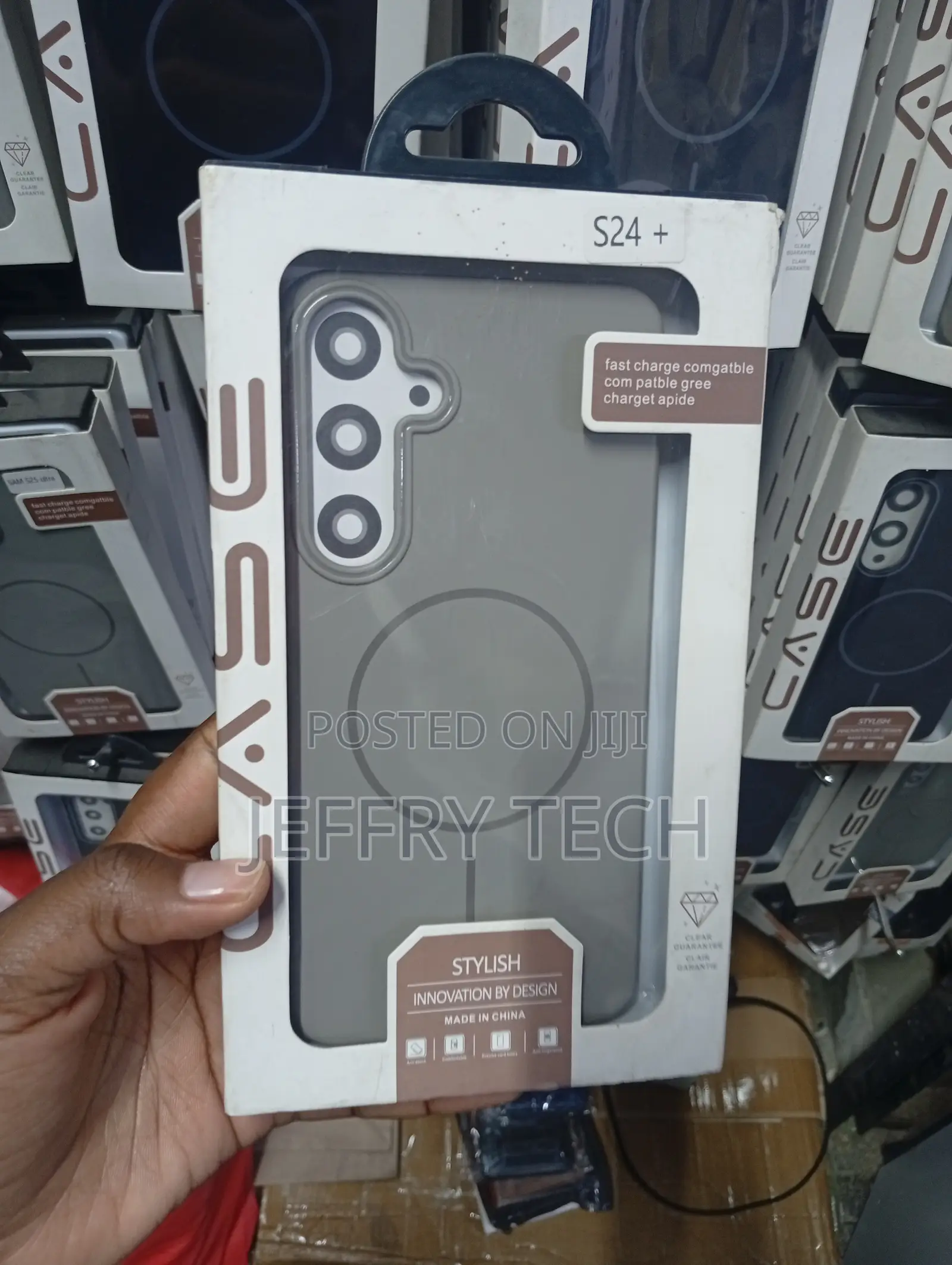 MagSafe-compatible Phone Case Packaged for the Samsung Galaxy S24+