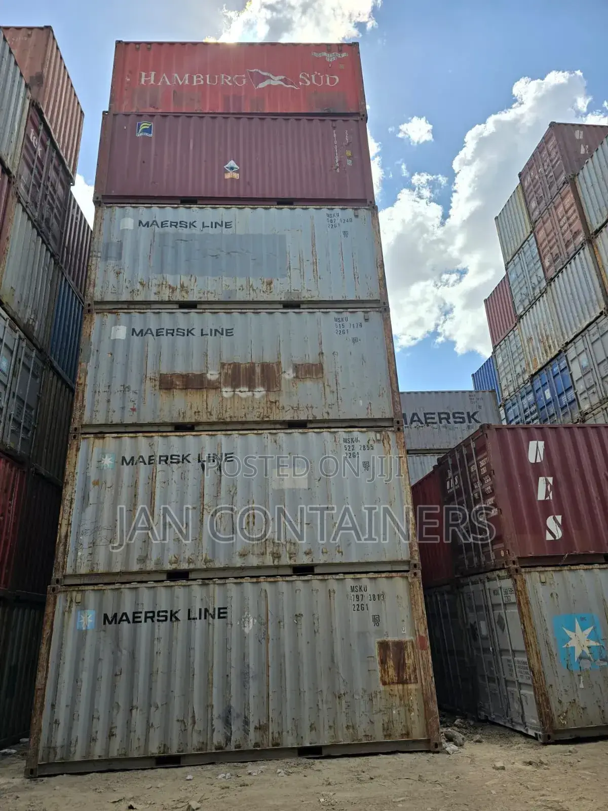 20ft Pata Container Yenye Nyaraka Sahihi