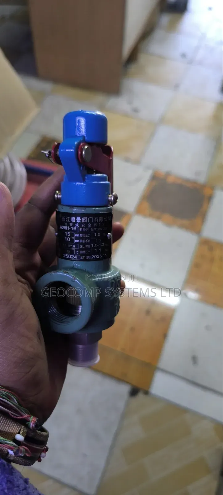 Safety Valve for Tank 1/2"