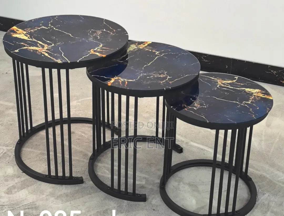 3 in 1 Executive Table (Glass Effect)