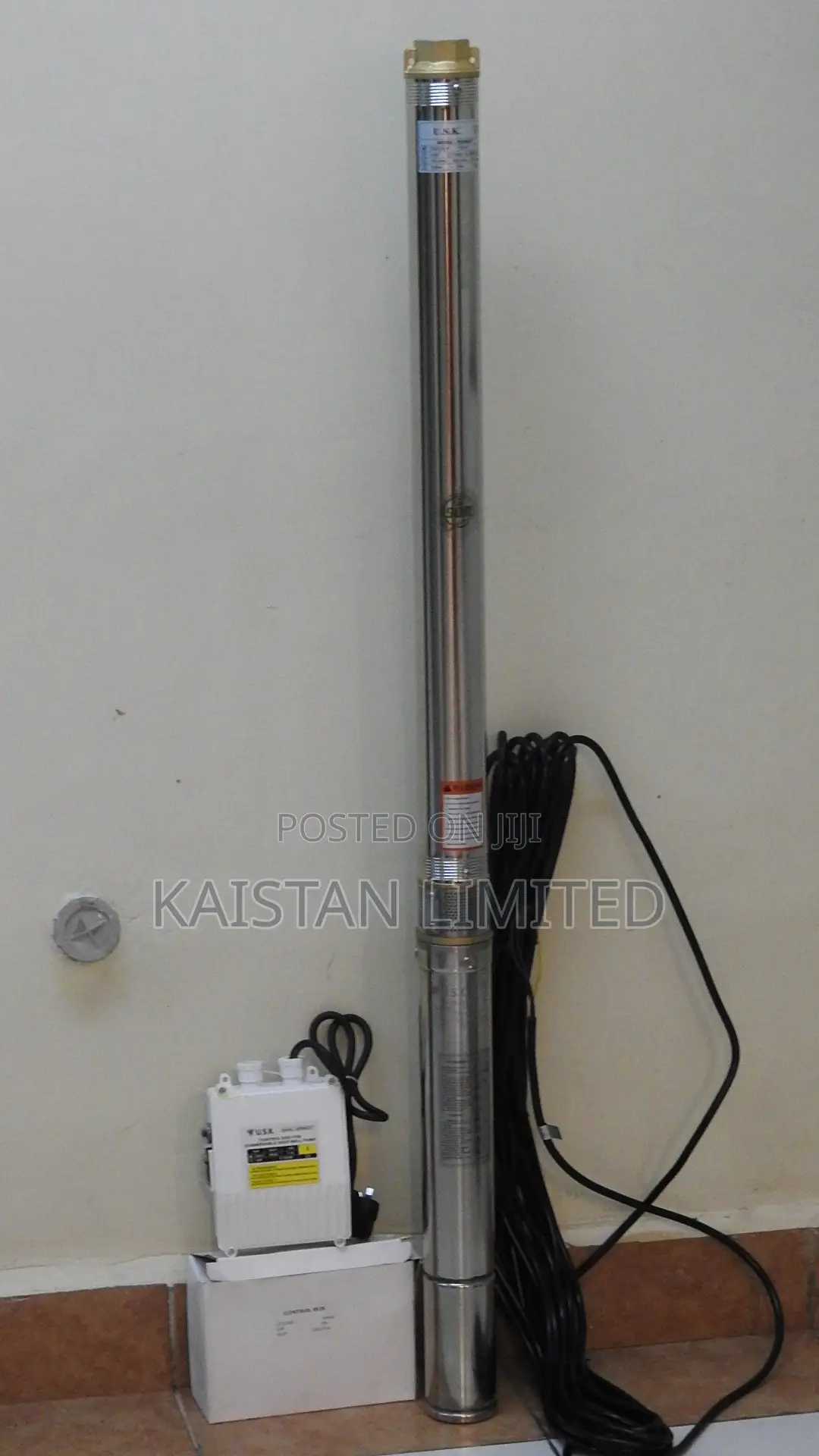 750W Borehole Submersible Pump 1HP – 126M Max Head | 1.25 Inch