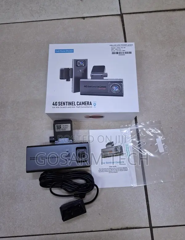 4G Car Security Camera Dual Lens Front Rear Dashcam With Mobile App