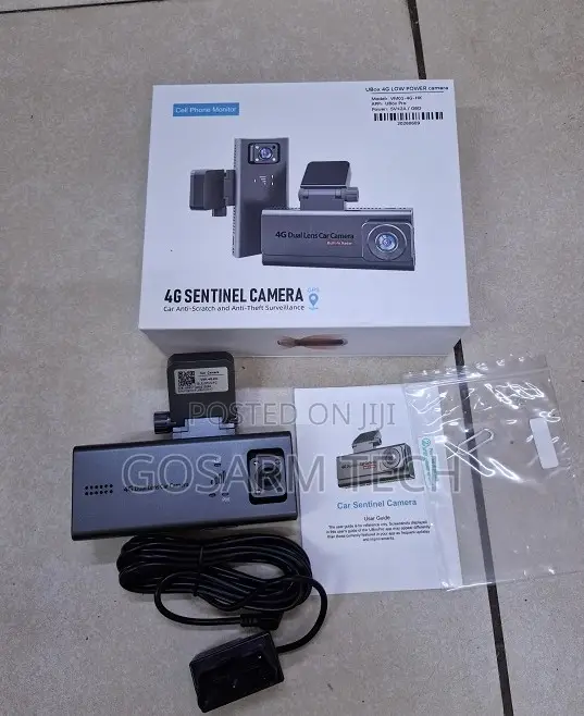 4G Car Security Camera Dual Lens Front Rear Dashcam With Mobile App