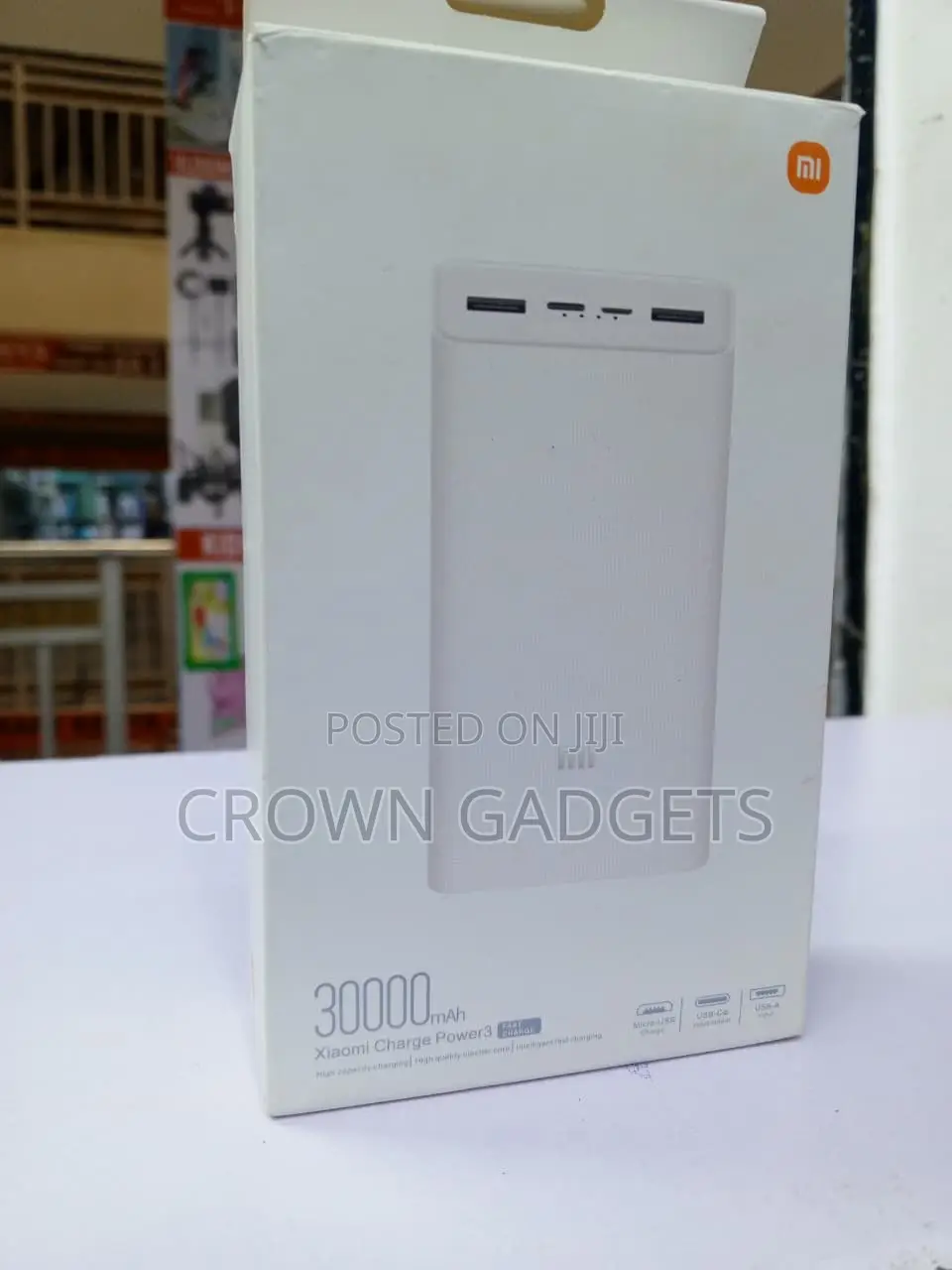 Mi 30,000mAh Portable Power Bank Fast Charging Battery