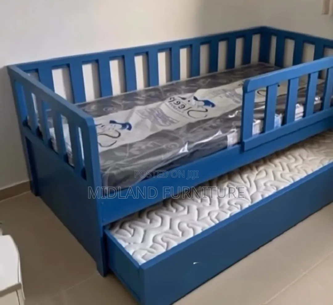 Children Bed With a Trundle Bed Available on Order Pay on Delivery