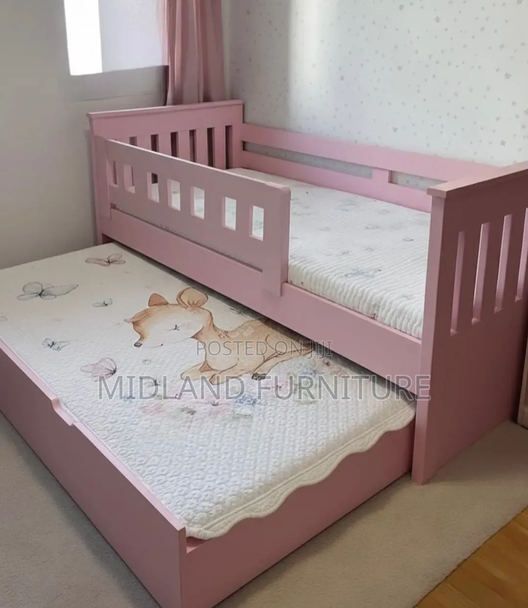 Children Bed With a Trundle Bed Available on Order Pay on Delivery