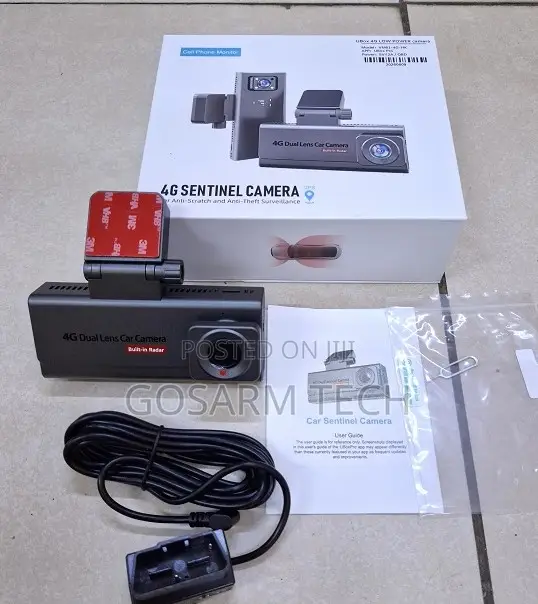 4G Dash Cam for Cars Track, Monitor Record Vehicle From Anywhere