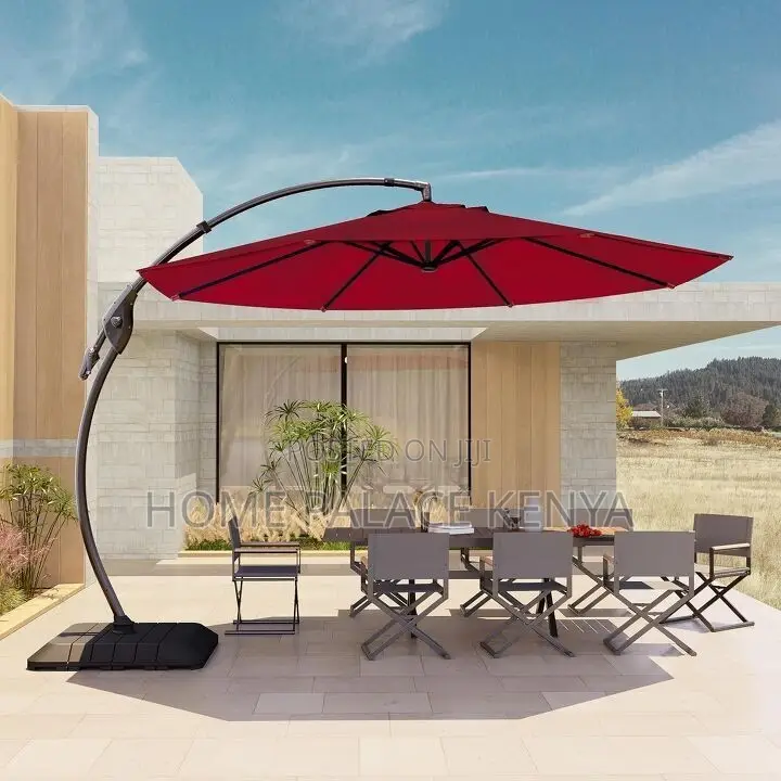 Outdoor Umbrella; Premium Patio Garden Umbrella for Outdoor Seats
