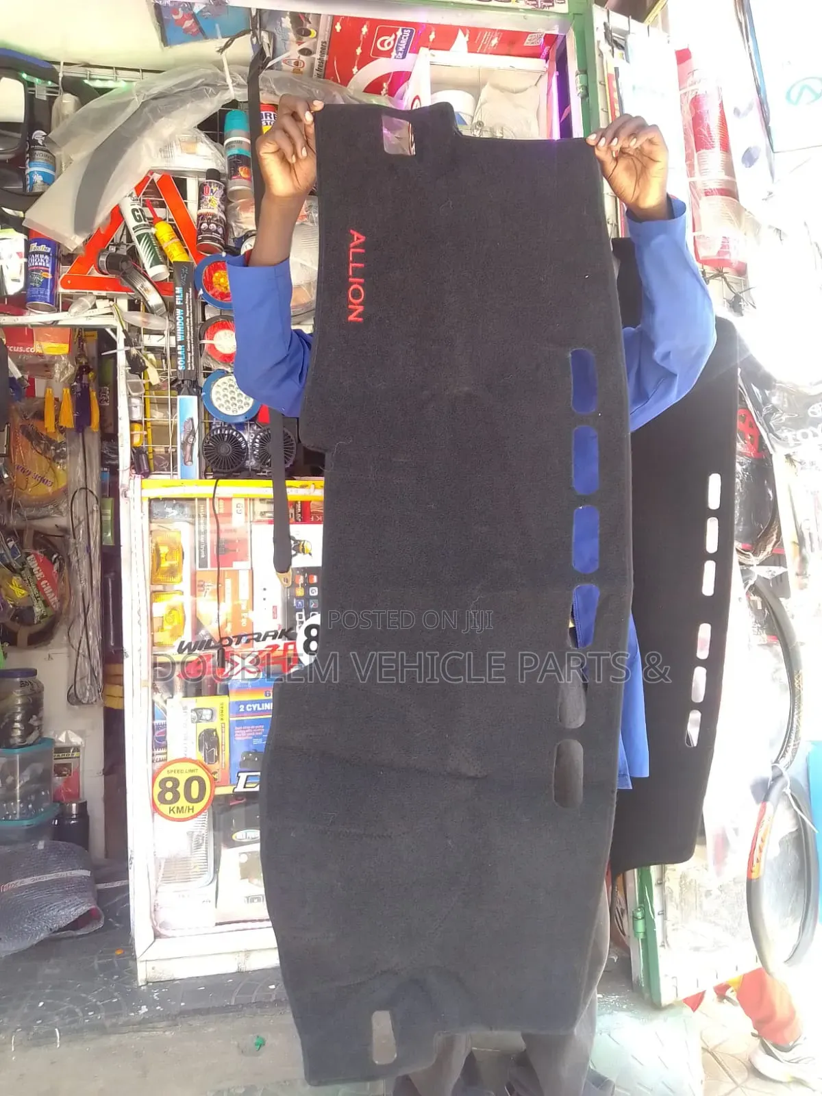 Customised Dashboard Cover/Mat Toyota Allion 2012-2018 UV Protection