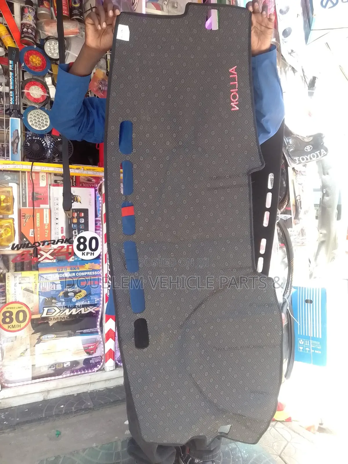 Customised Dashboard Cover/Mat Toyota Allion 2012-2018 UV Protection