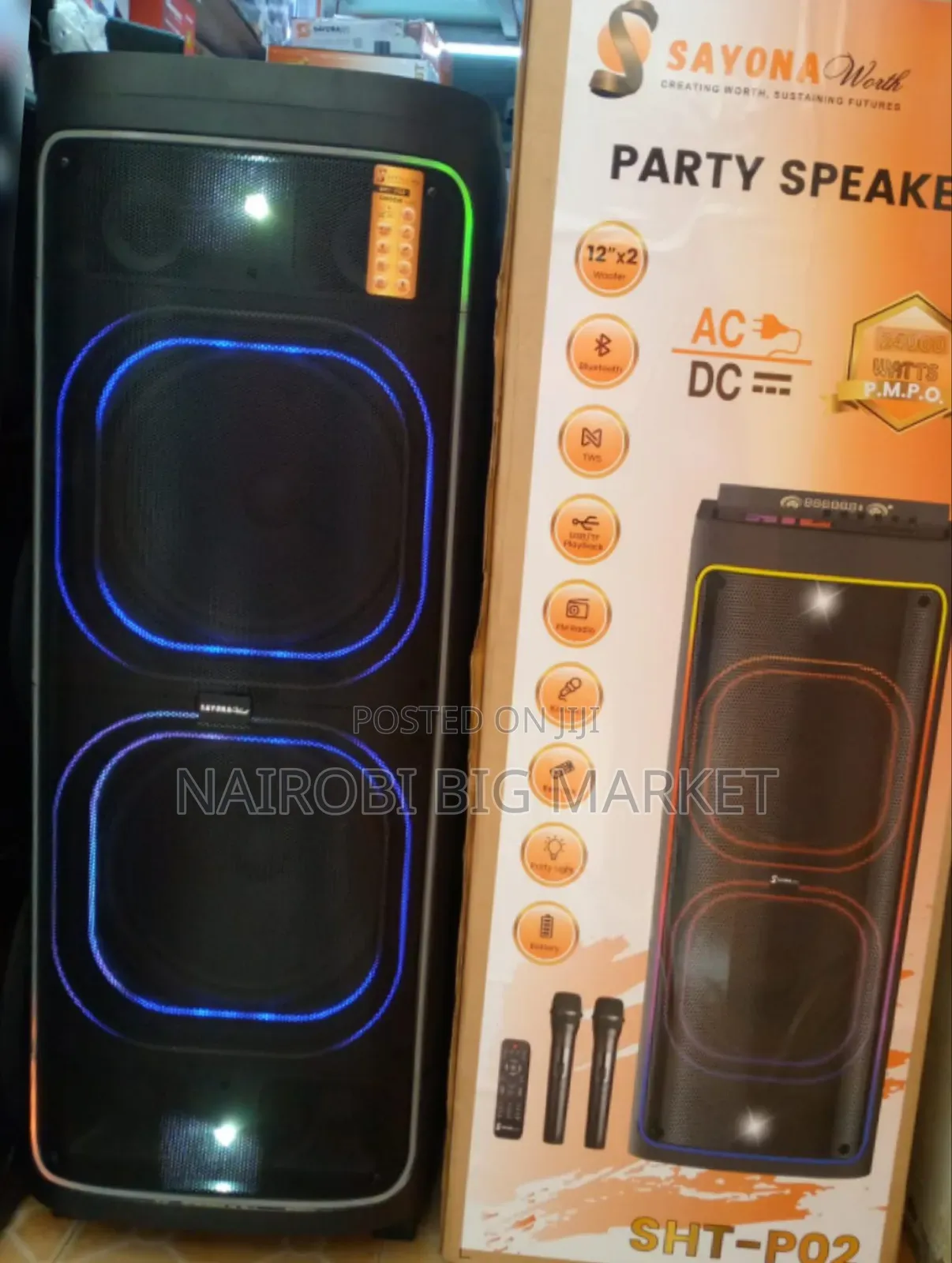 Sayona Party Speaker SHT-P02 120000watts