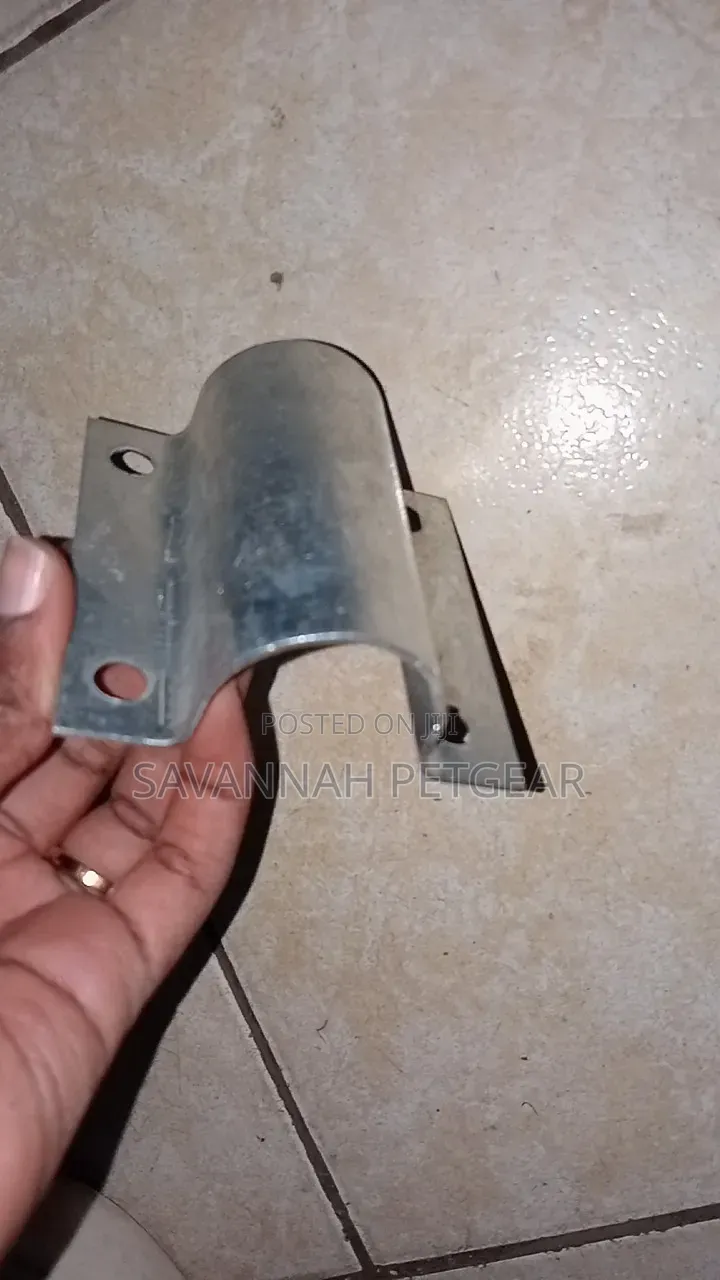 Heavy-Duty Galvanized Steel Pipe Saddle Clamp to Hang Misting Lines