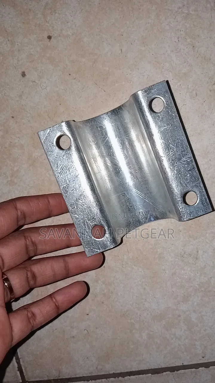 Heavy-Duty Galvanized Steel Pipe Saddle Clamp to Hang Misting Lines