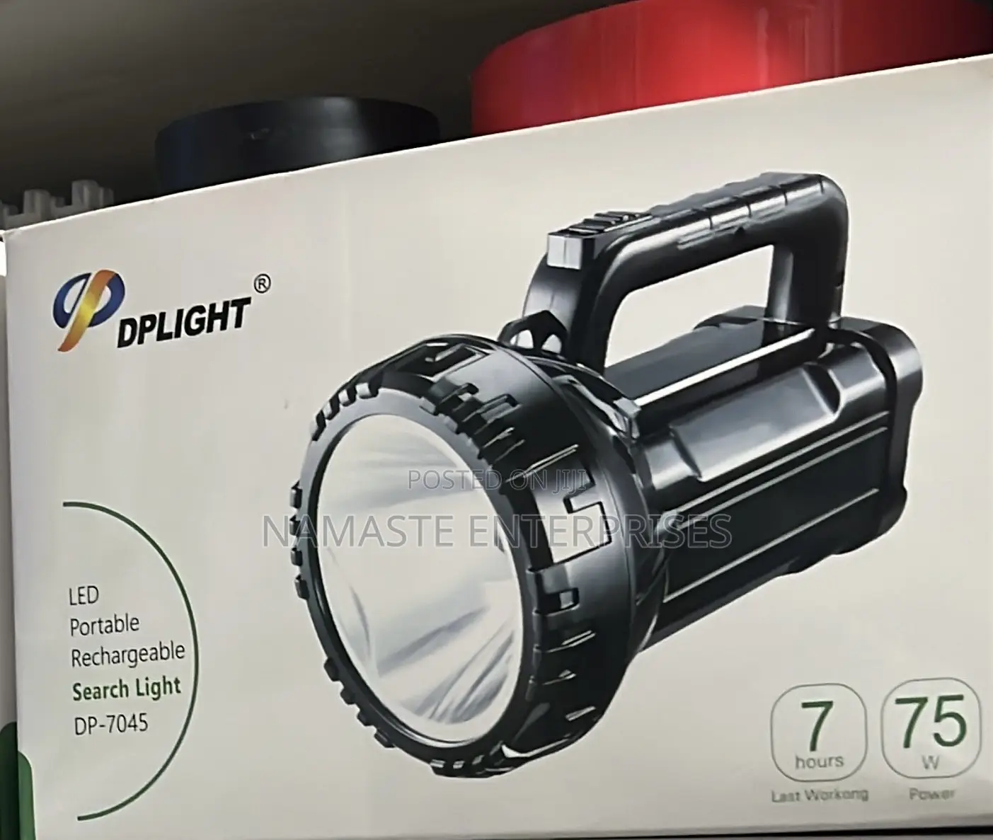 DPLIGHT DP-7045 LED Rechargeable Search Light 75W - 7 Hours Battery