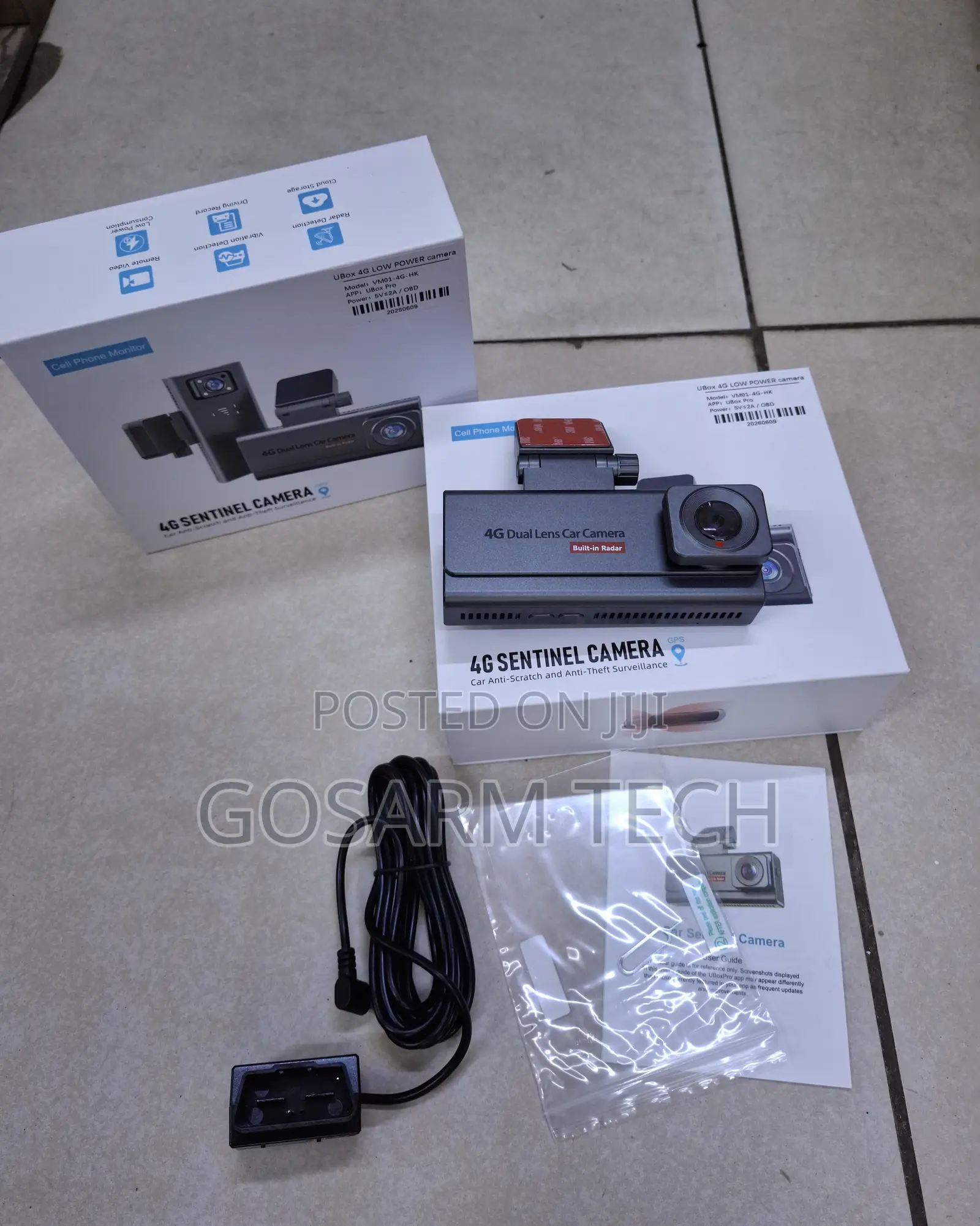 Dual Lens 4G DashCam Front Rear Recording With SIM Card Mobile App