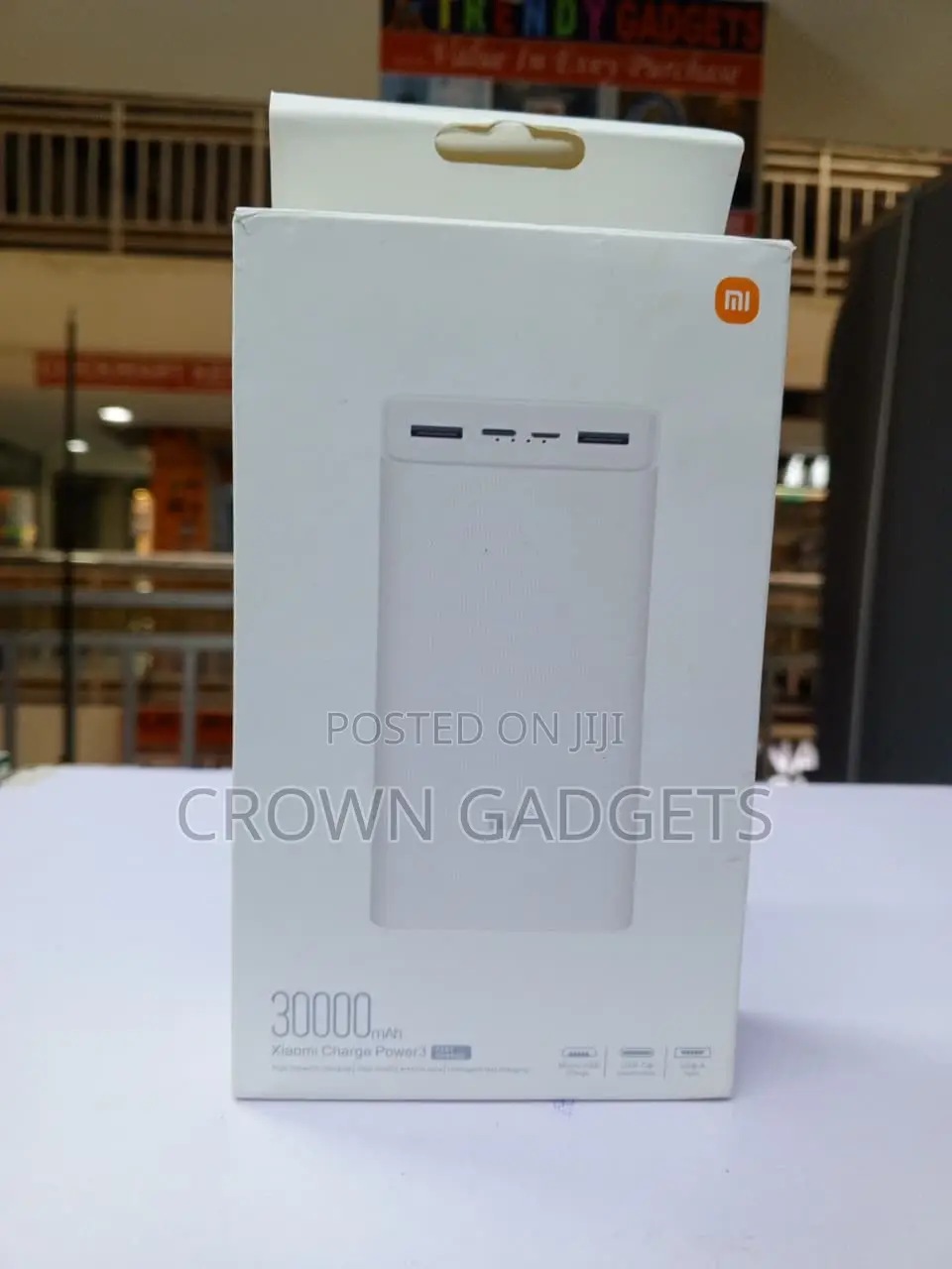 Mi 30000mAh Portable Charger High Capacity Power Bank