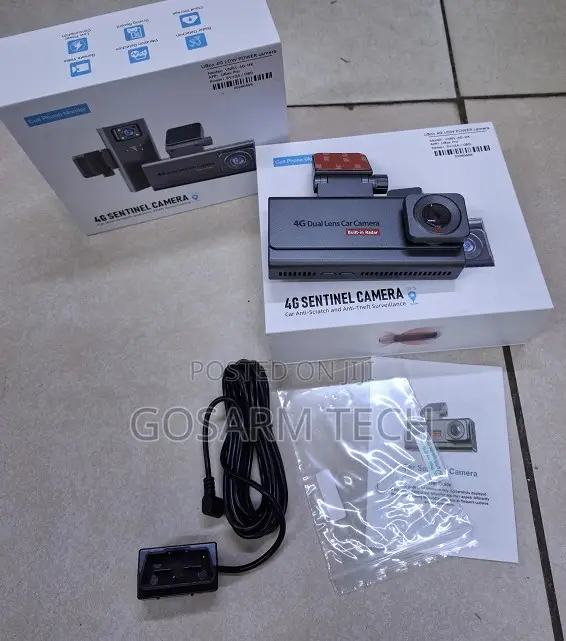 Dual Lens 4G DashCam Front Rear Recording With SIM Card Mobile App