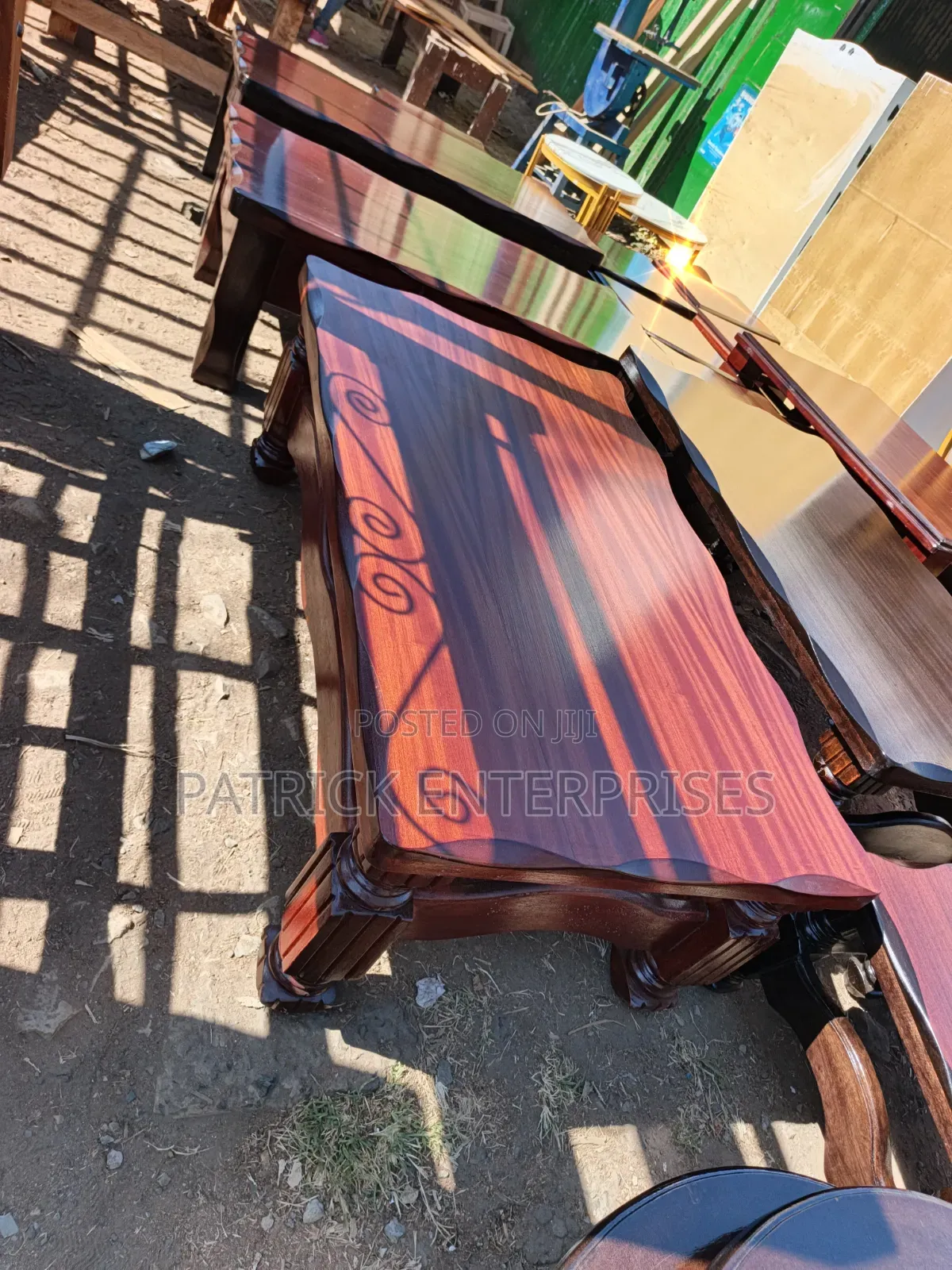 This Is Hardwood Dark Brown Coffee Table