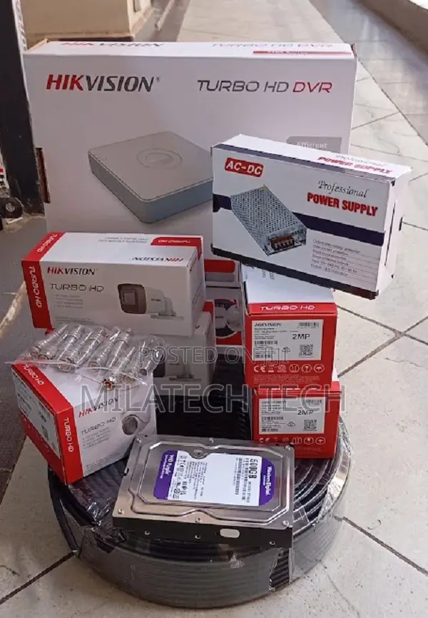 Hikvision 4 Channel CCTV Full Package | Complete Security Solution
