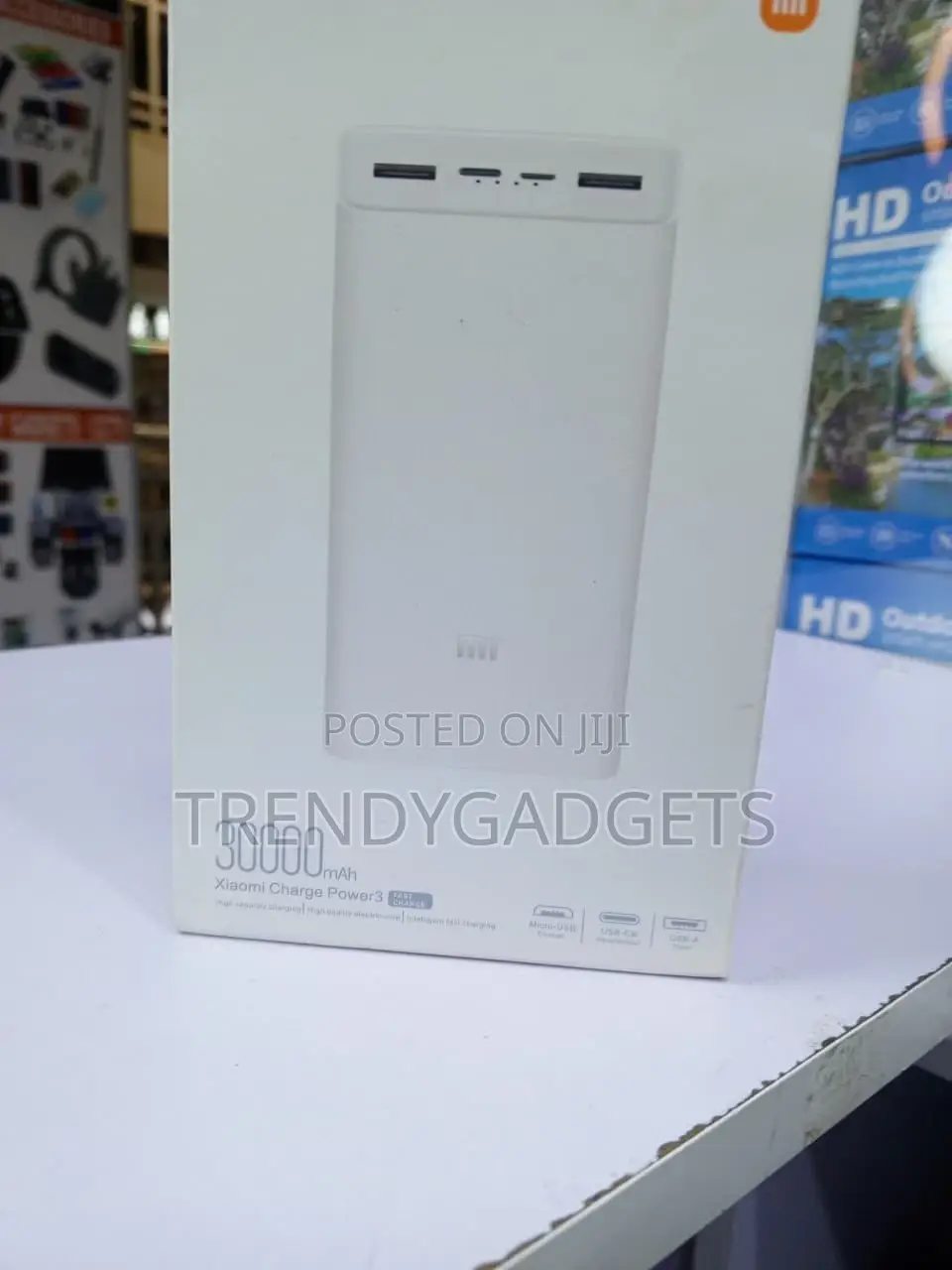 Mi 30,000mAh Portable Power Bank USB Phone Charger