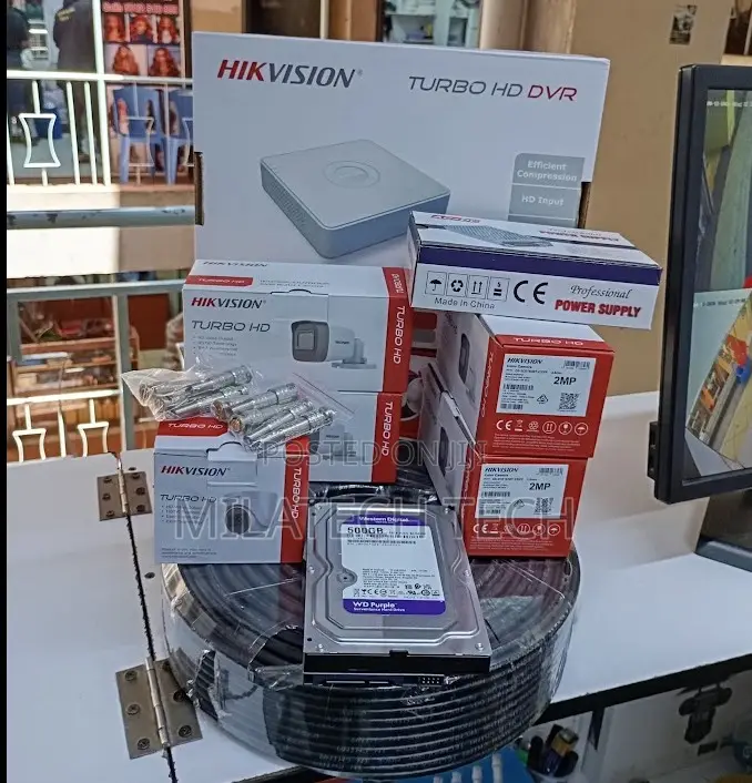 Hikvision 8 Channel DVR Kit | 8 CCTV Cameras + HDD