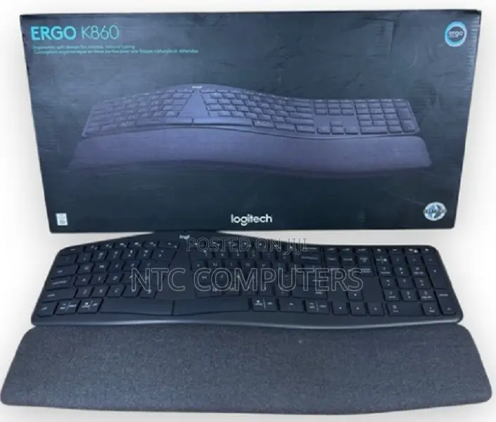 Logitech ERGO Bluetooth Keyboard - GRAPHITE