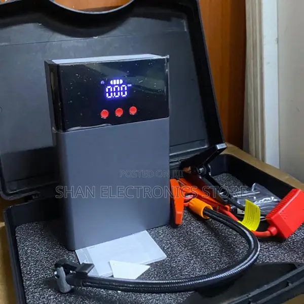 Q7 Jumpstarter + Tyre Inflator 80000mah With Tyre Inflator