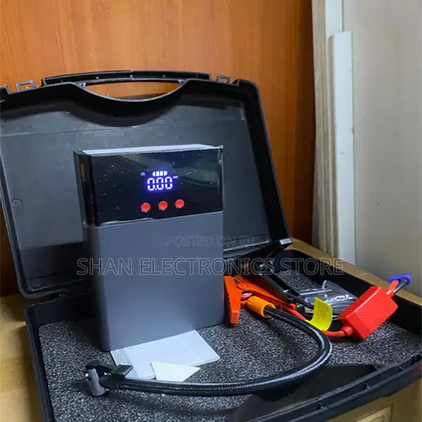 Portable Tyre Inflator . Q7 80000mAh Car Jump Starter Compressor