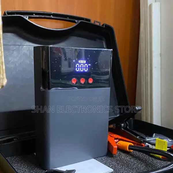 Portable Tyre Inflator . Q7 80000mAh Car Jump Starter Compressor