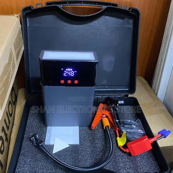 Digital Tyre Inflator Q7 80000mAh Vehicle Jump Starterportable Design