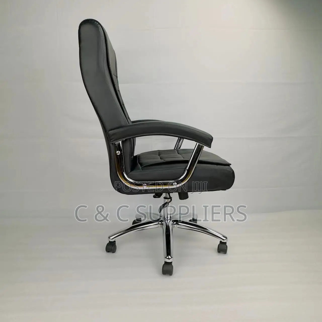 Executive PU Leather Black Computer Chair.