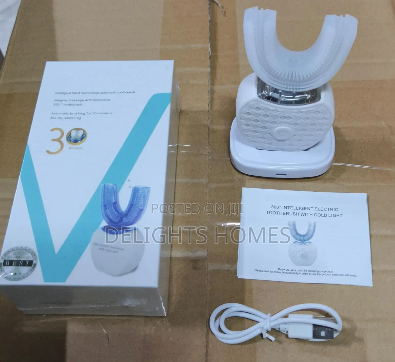Intelligent Rechargeable Toothbrush 360 Degree