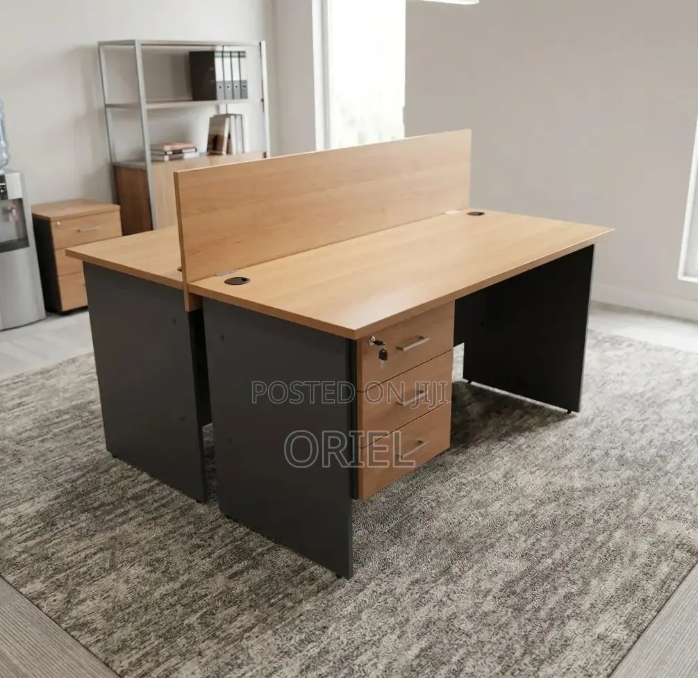 Office Workstation : 2-Seater Custom Local Staff Workstation