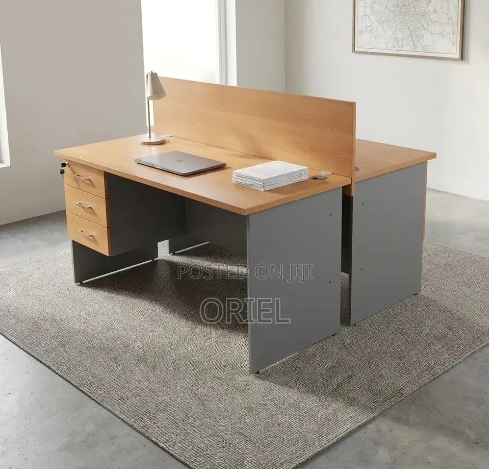 Office Workstation : 2-Seater Custom Local Staff Workstation