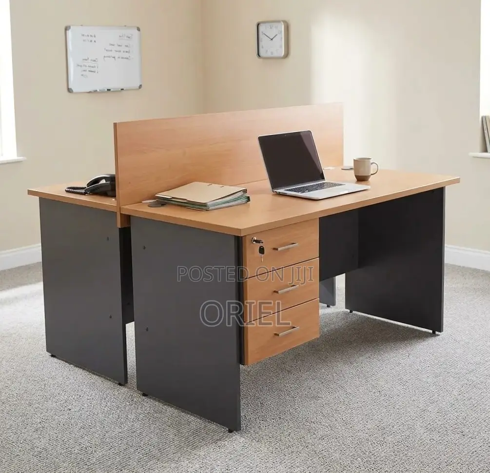 Office Workstation : 2-Seater Custom Local Staff Workstation