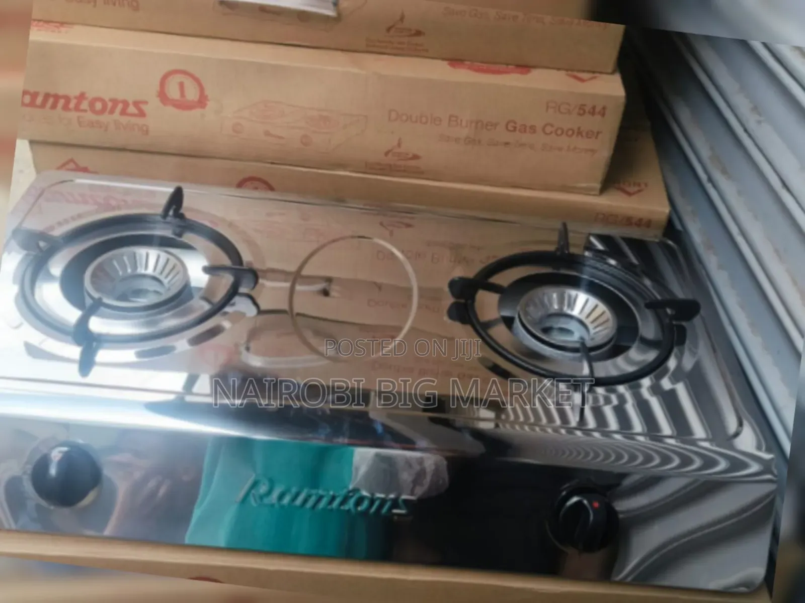 Ramtons Rg/544 Double Burner Gas Cooker