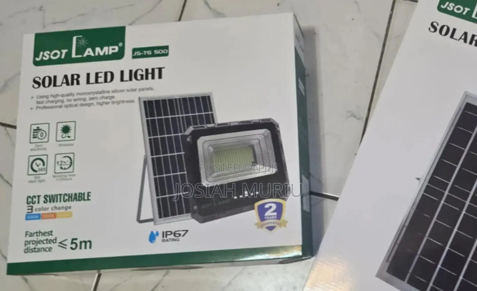 Long Lasting TG500w Solar Floodlight