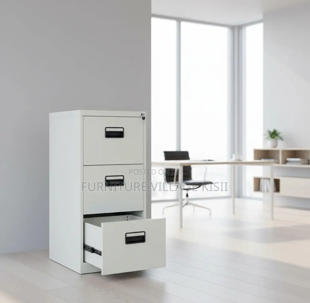 Office Cabinet: 3-Drawer File Cabinet