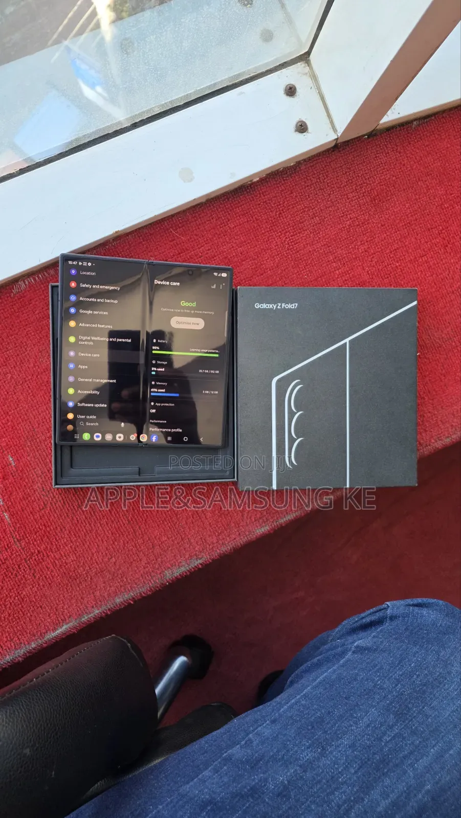 New Samsung Galaxy Z Fold7 512 GB Black