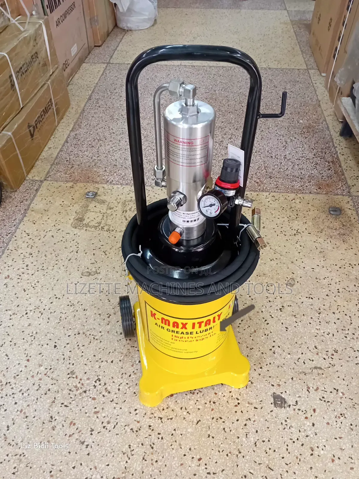 Kmax 40L Air Pressure Pneumatic Grease Bucket