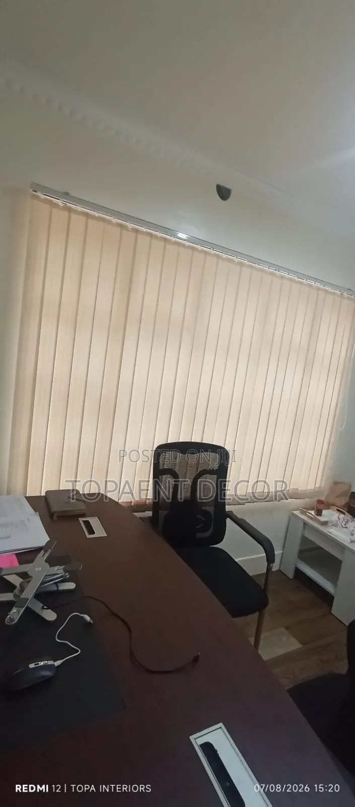 Beige Aesthetic Window Blinds