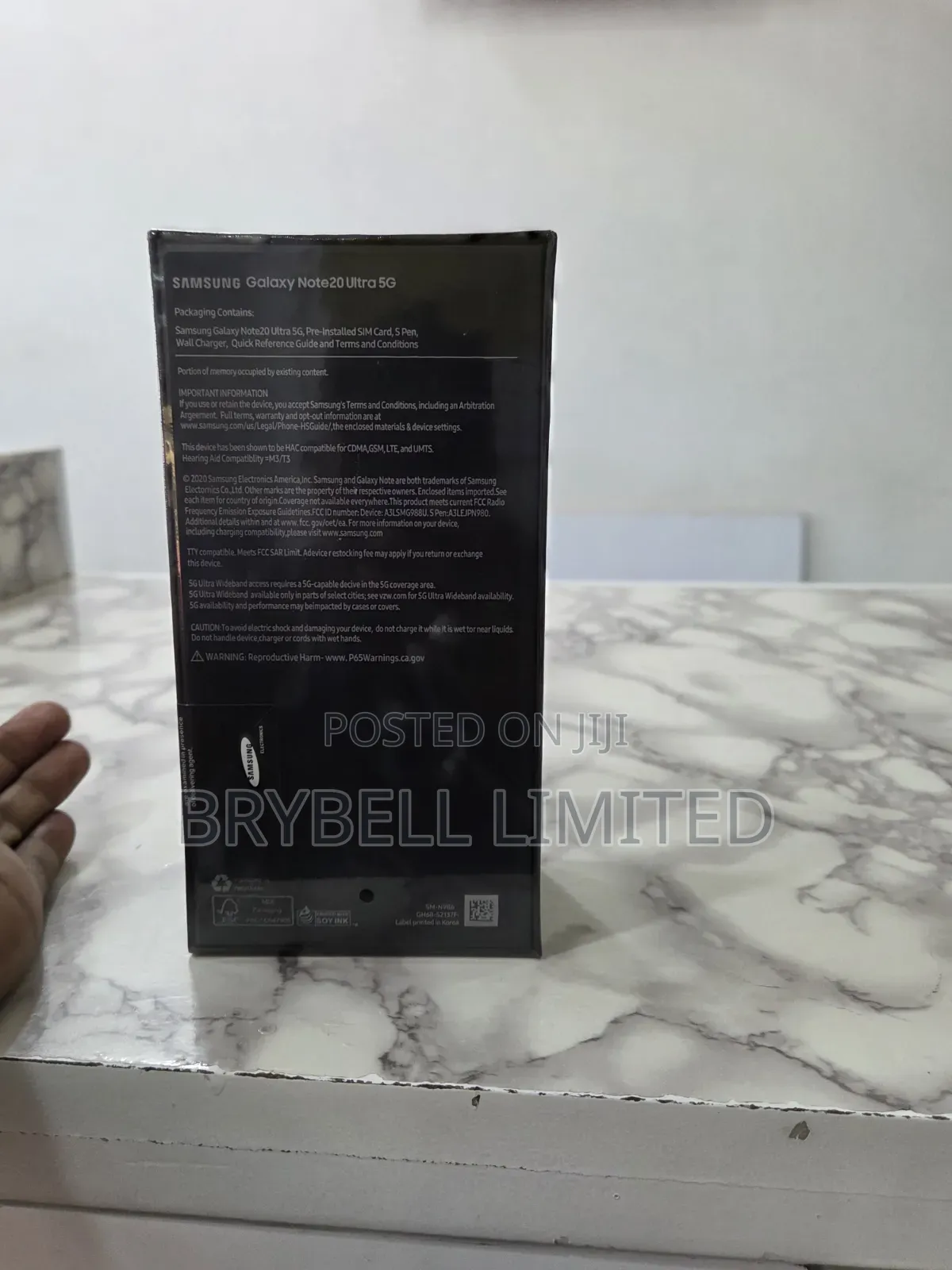 New Samsung Galaxy Note 20 Ultra 5G 256 GB Black