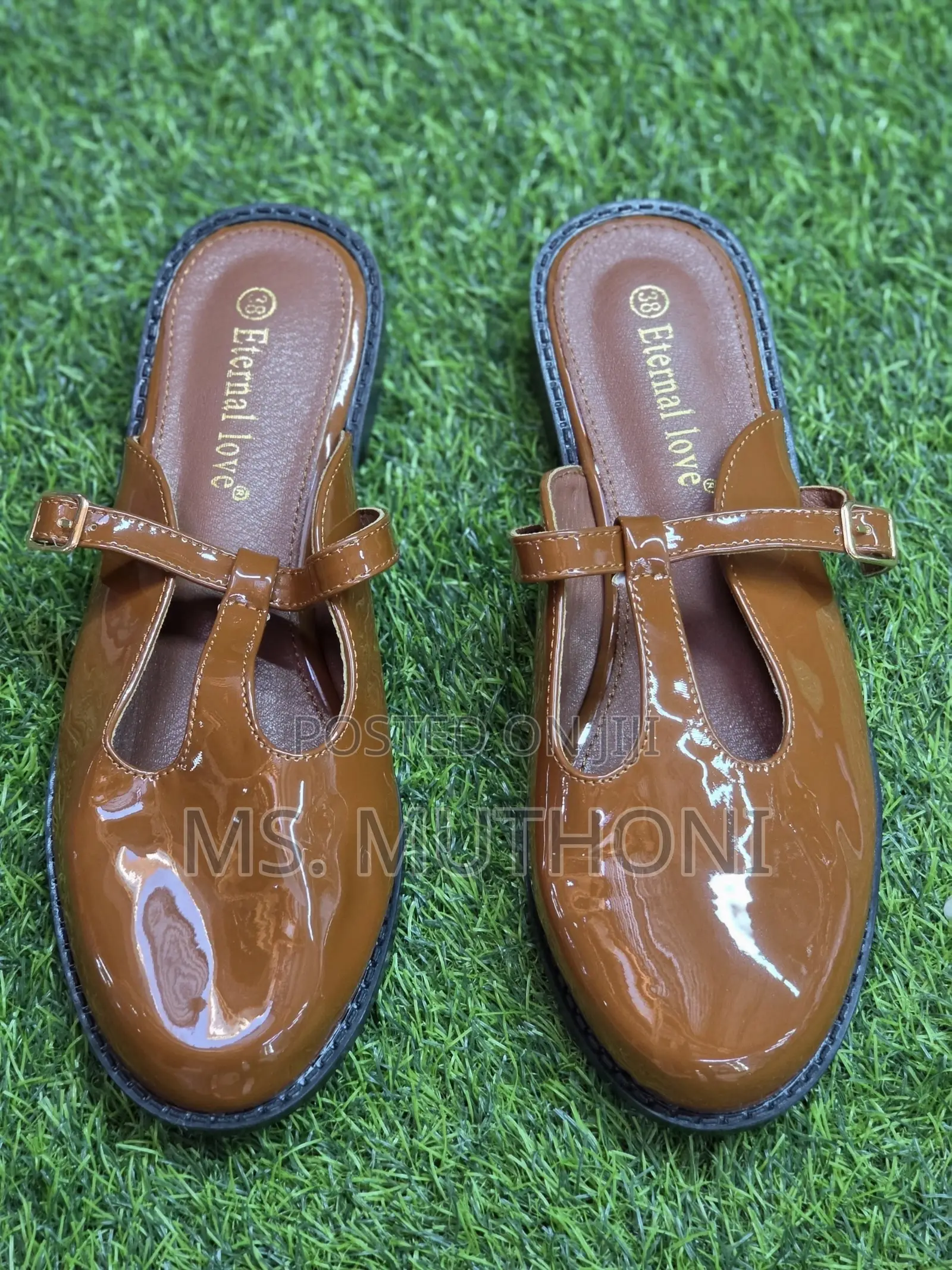 the "Eternal Love" T-Strap Mules Size 37-42