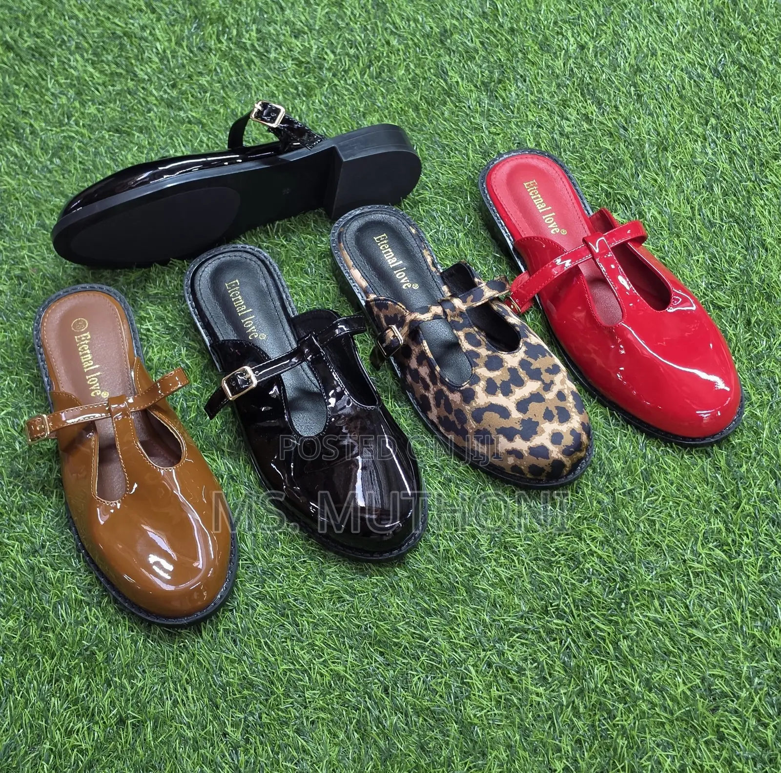 the "Eternal Love" T-Strap Mules Size 37-42