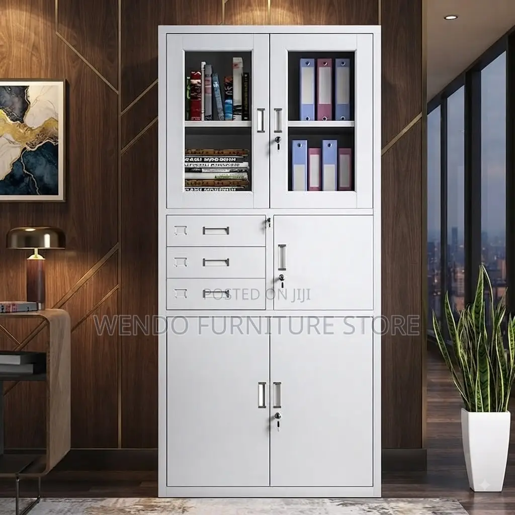 Office Cabinet; Steel Two Doors Ergo Cabinet